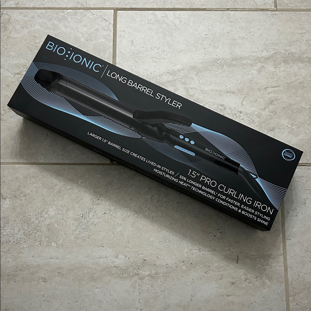 Bio Ionic Long Barrel 1.5 inch Curling Iron